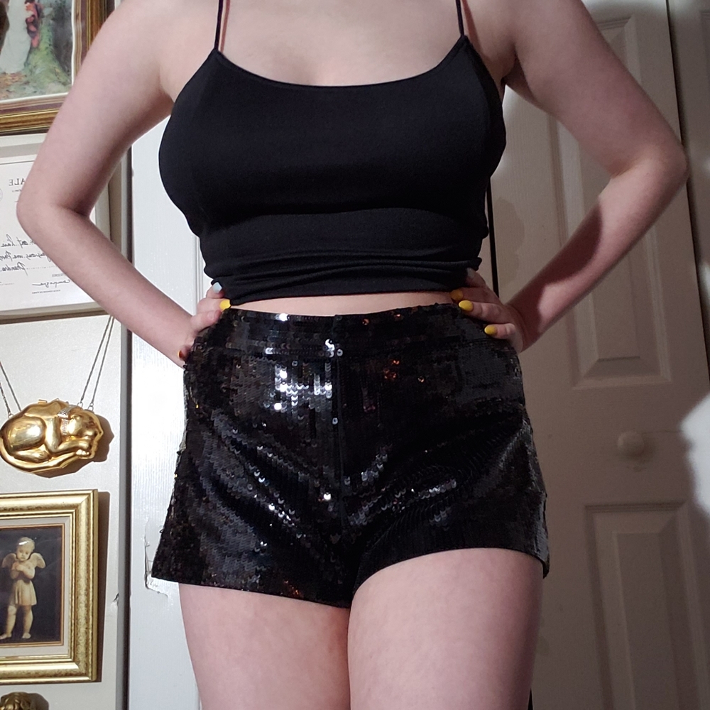 Vintage Sequin Shorts